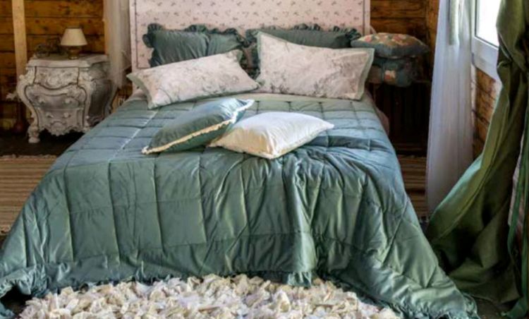 Trapunta Arya 2P. velluto unito