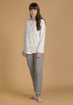 Pigiama pant. fantasia in interlock