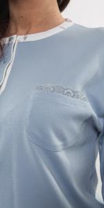Pigiama serafino interlock