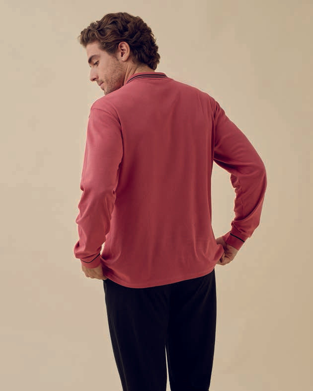 Tuta polo interlock