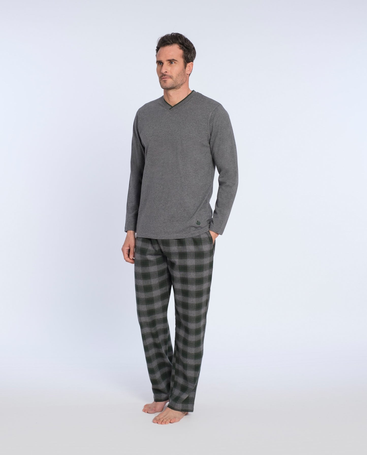 Pigiama uomo jersey + vaiella