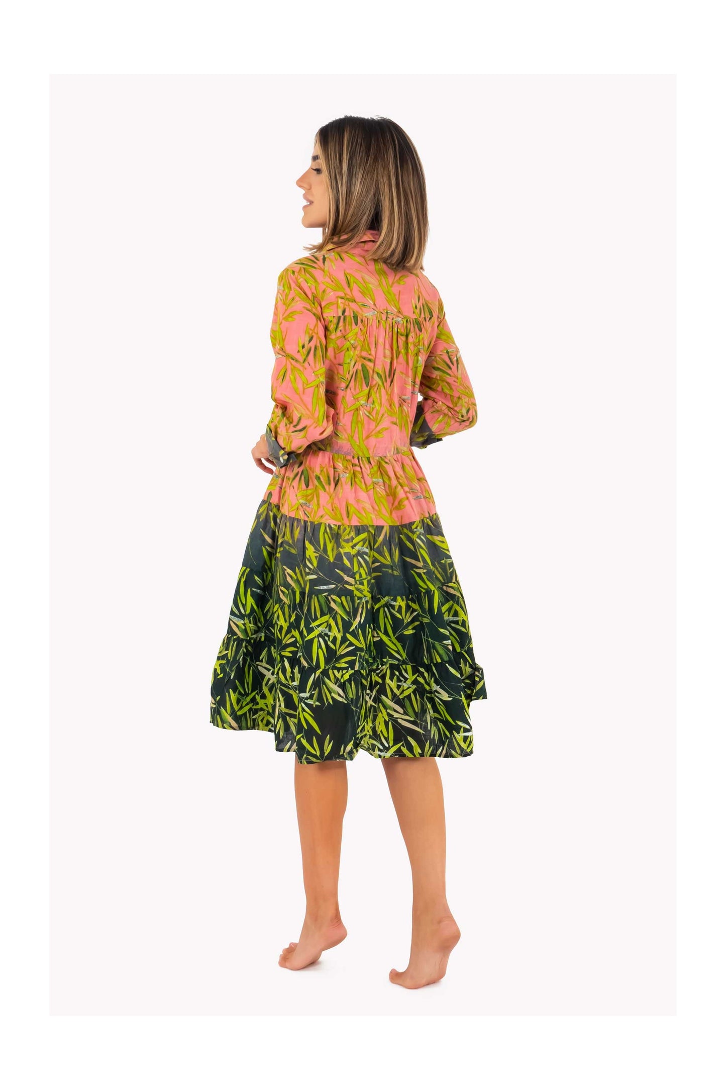 Vestito Bali fantasia foglie