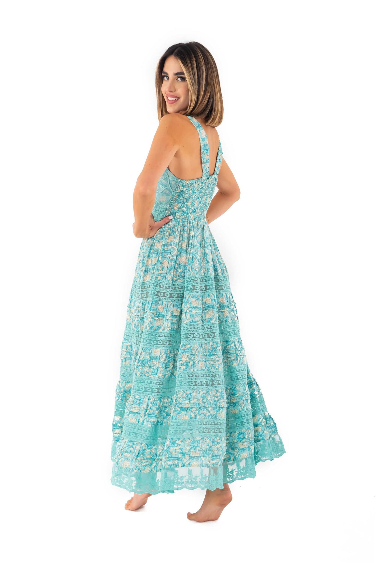 Vestito Melania fantasia floreale