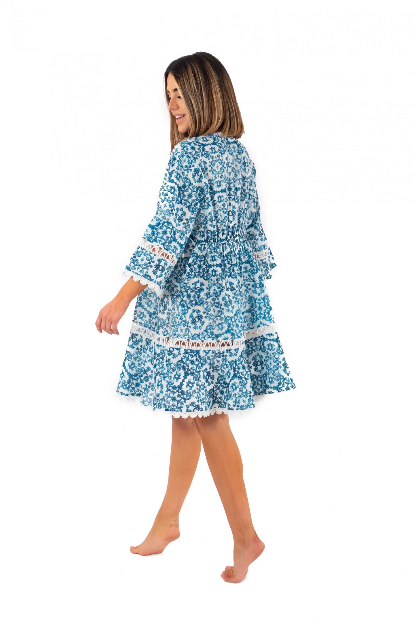 Vestito Romina fantasia floreale