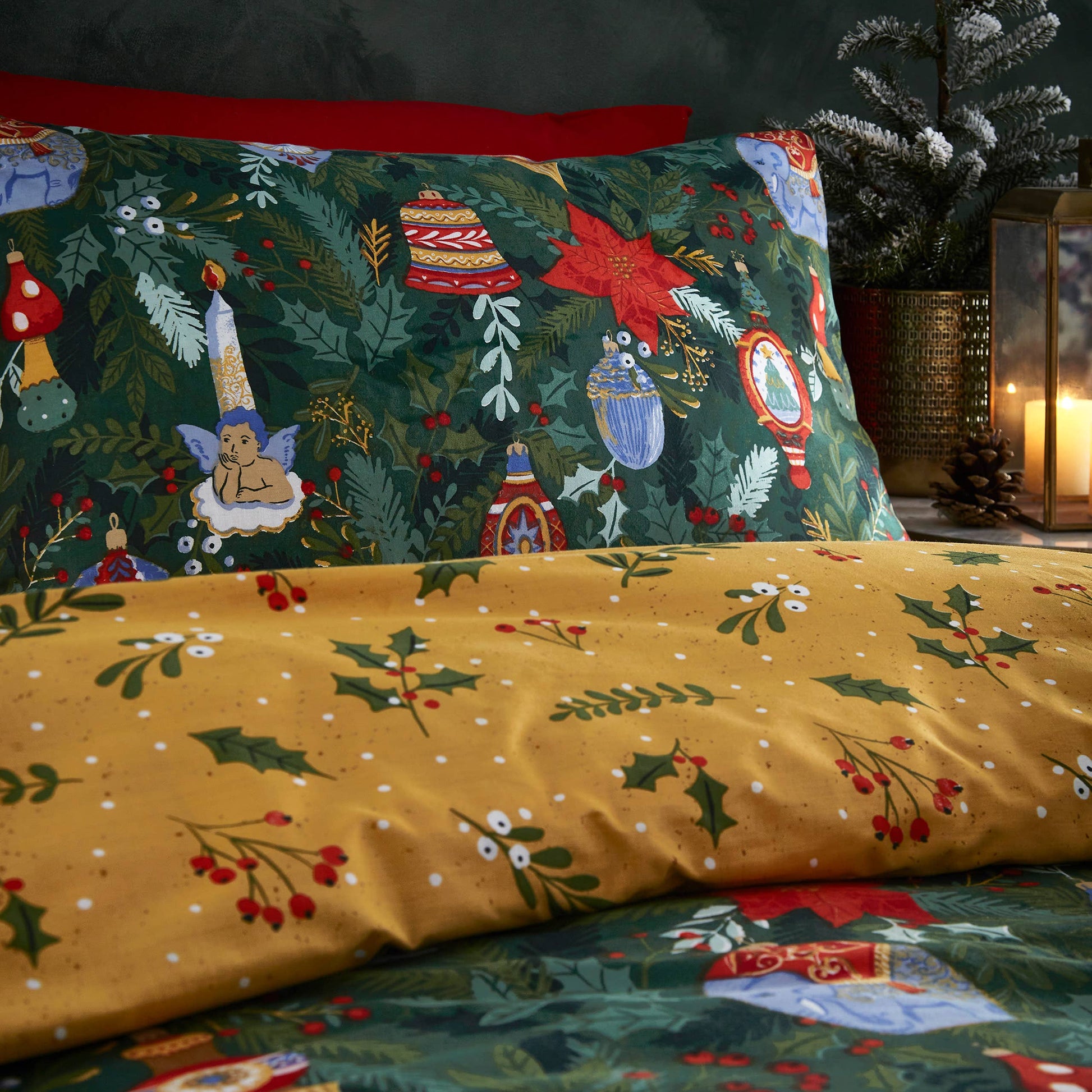 Copripiumino Matrimoniale con Federe Natale Renne Dimensioni Una piazza e mezza 160x220cm Copripiumino Matrimoniale con Federe Natale Renne Dimensioni Una piazza e mezza 160x220cm