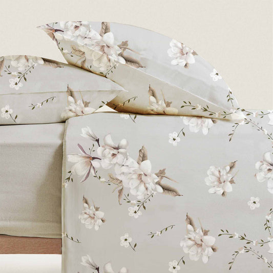 Completo letto Malva in caldo cotone