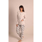 Pigiama donna 5052 modello aperto in interlock