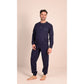 Pigiama uomo 6038 modello serafino in interlock