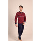 Pigiama uomo 6051 modello tuta serafino in interlock