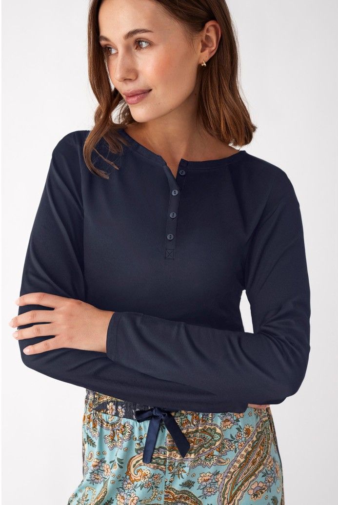 Pigiama donna unito+fantasia cachemire19722