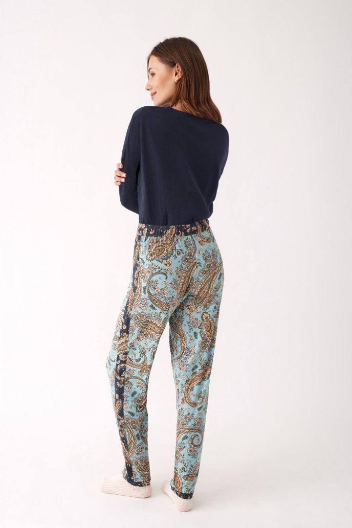 Pigiama donna unito+fantasia cachemire19722