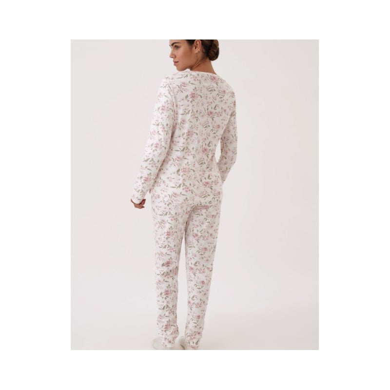 Pigiama donna in maglia interlock provenzale