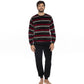 Pigiama  velour rigato