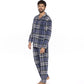Pigiama PC521 d 961 Aperto a quadri in flanella