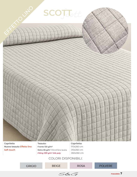 quilt Scott effetto lino