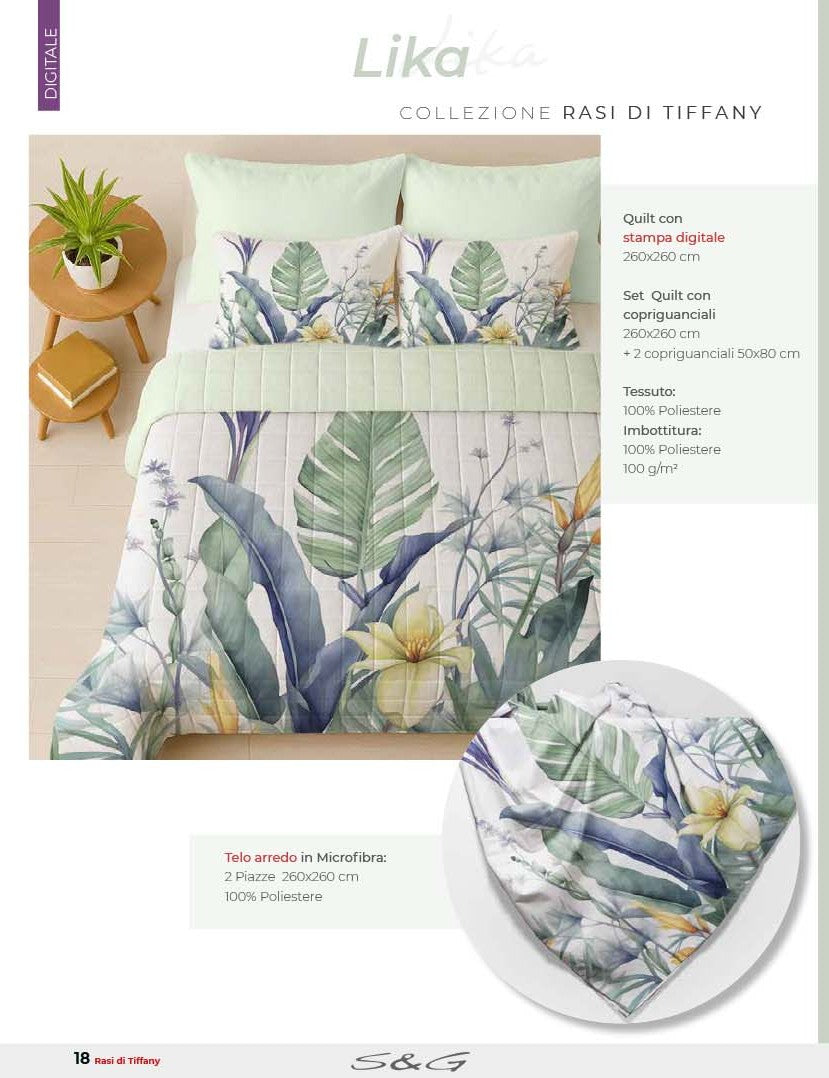 quilt Lika fantasia floreale