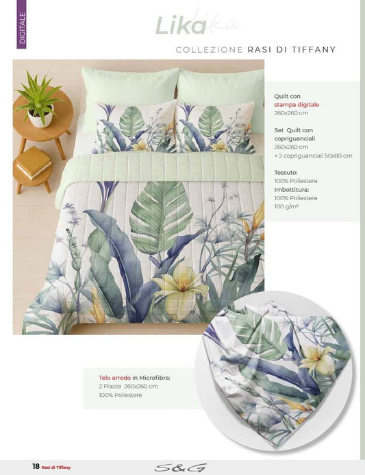 quilt Lika fantasia floreale