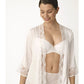 Kimono 1244 con pizzo in raso