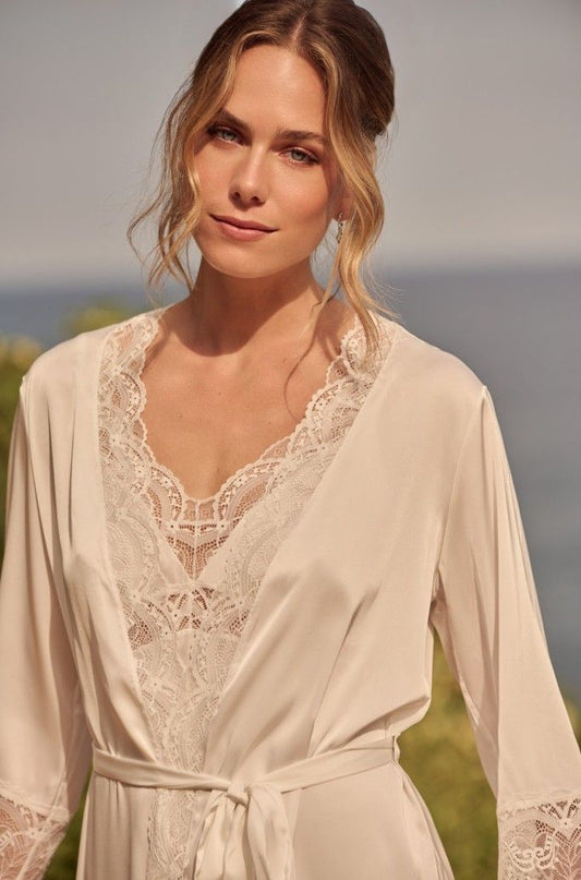 Vestaglia 1244 Kimono c/pizzo
