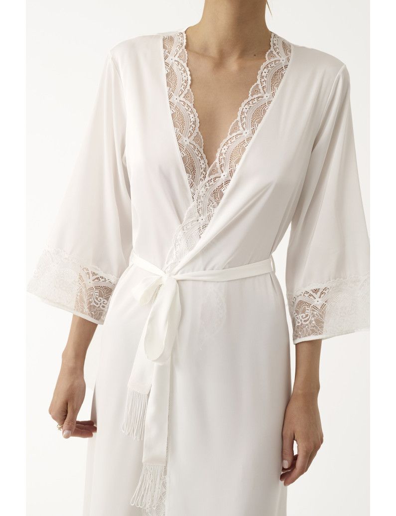 Vestaglia 1244 Kimono c/pizzo