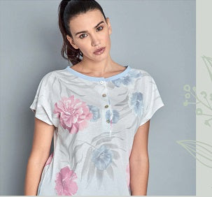 Camicia jersey stampato