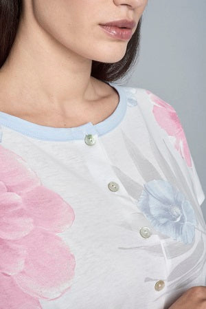 Camicia jersey stampato