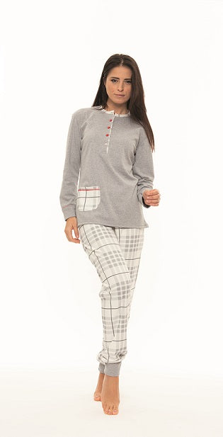 Pigiama donna  fantasia geometrica