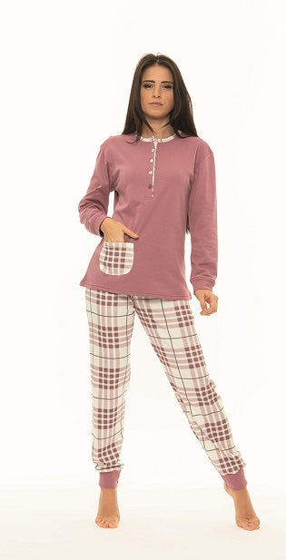 Pigiama donna  fantasia geometrica