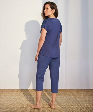 Pigiama maglina mod capri