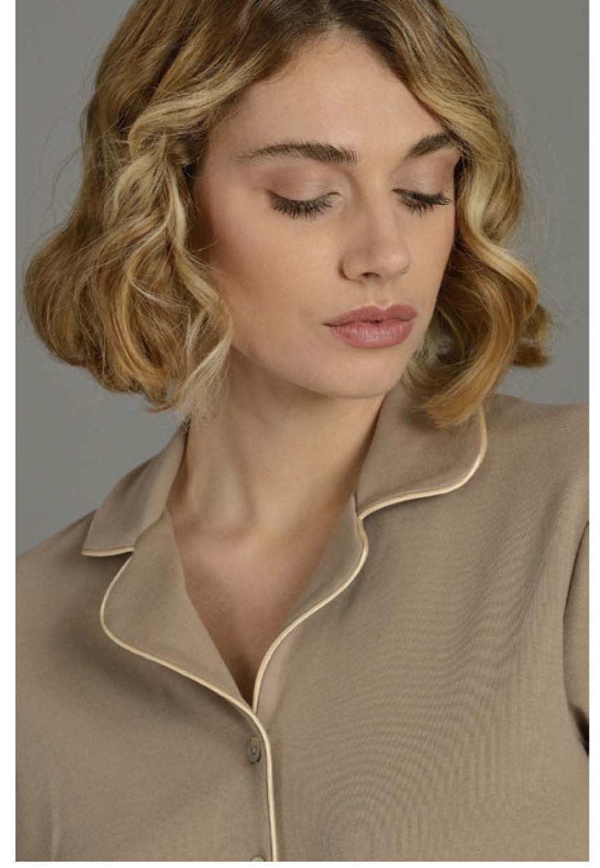 Pigiama donna aperto unito