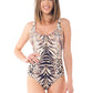 Olivia costume intero leopardato