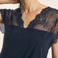 Pigiama donna corto con pizzo