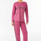 Pigiama interlock pois con pizzo