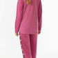 Pigiama interlock pois con pizzo