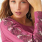 Pigiama interlock pois con pizzo